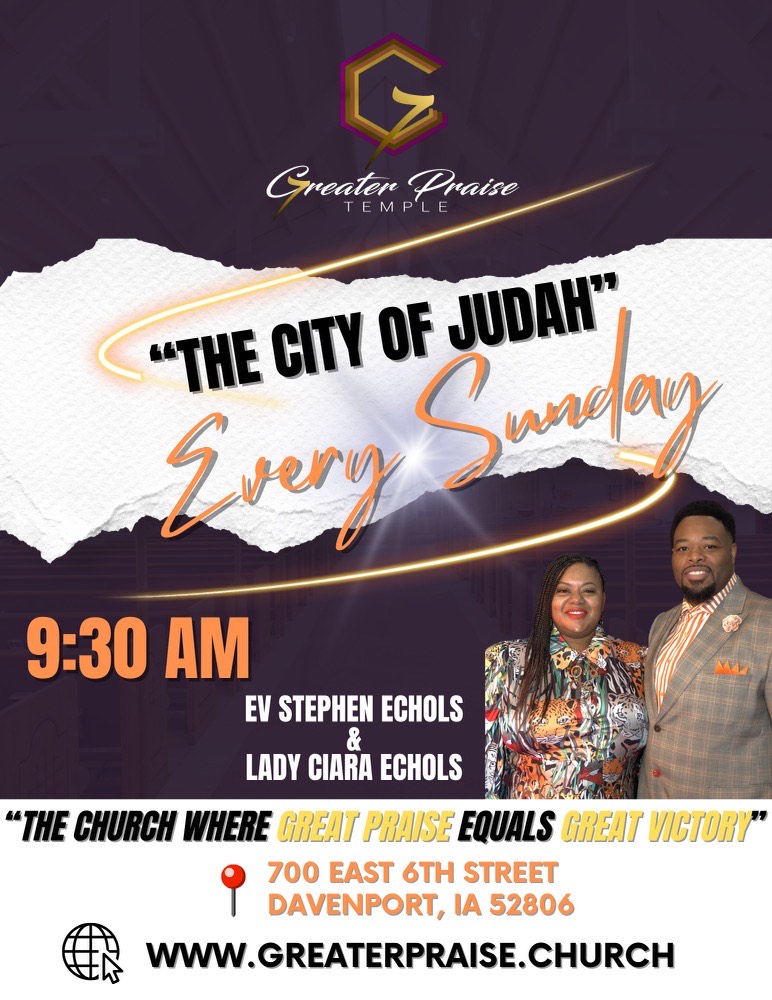 Sunday Service Schedule Flyer